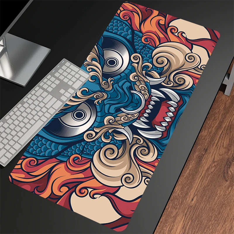 Tapis de bureau Dragon tapis de souris Gamer 40x90cm tapis de souris tapis de bureau grand tapis de souris tapis de souris pour ordinateur