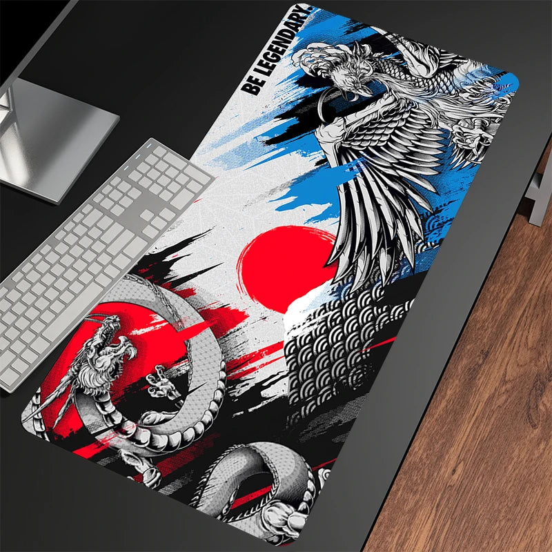 Tapis de bureau Dragon tapis de souris Gamer 40x90cm tapis de souris tapis de bureau grand tapis de souris tapis de souris pour ordinateur