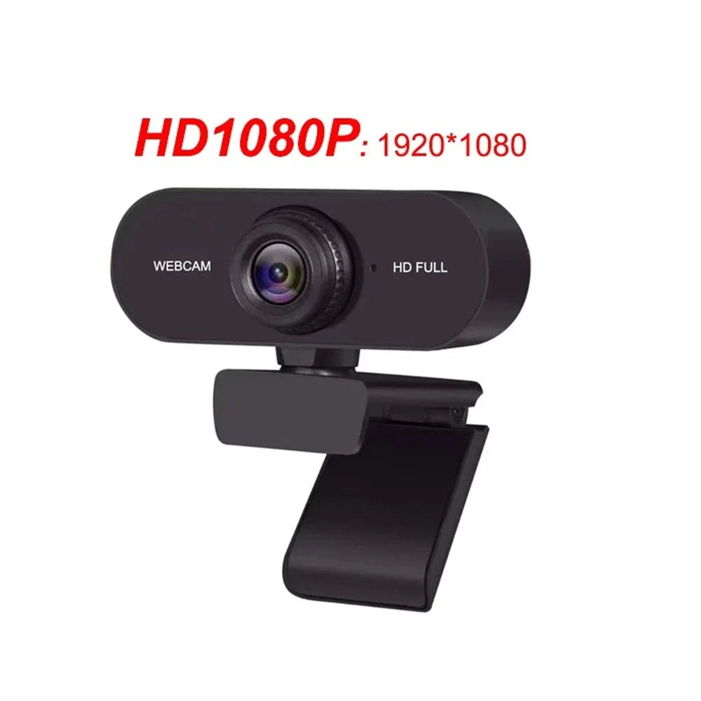 Webcam HD 2K 1080P 720P 480P pour ordinateur portable de bureau, Mini caméra Web USB avec Microphones, couverture pour YouTube Skype