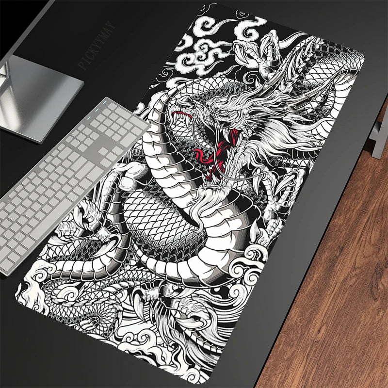 Tapis de bureau Dragon tapis de souris Gamer 40x90cm tapis de souris tapis de bureau grand tapis de souris tapis de souris pour ordinateur