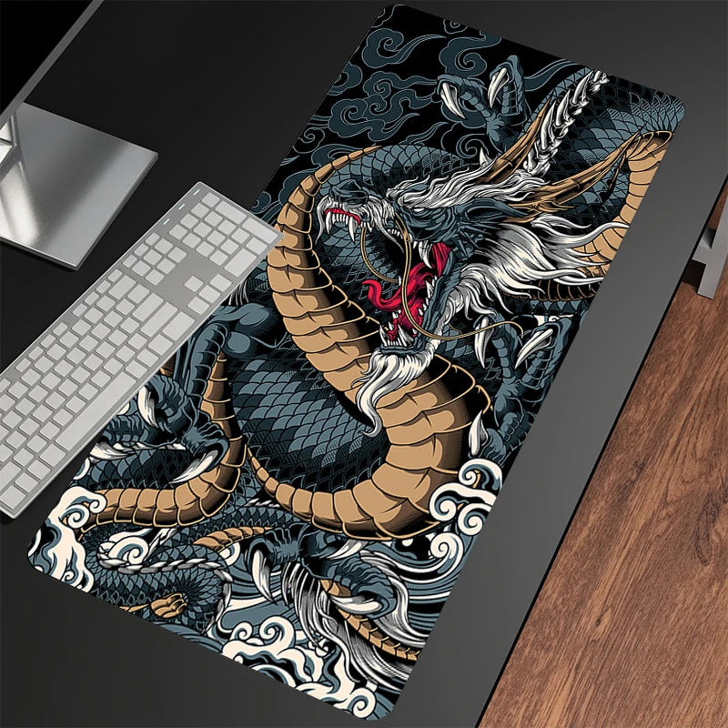 Tapis de bureau Dragon tapis de souris Gamer 40x90cm tapis de souris tapis de bureau grand tapis de souris tapis de souris pour ordinateur