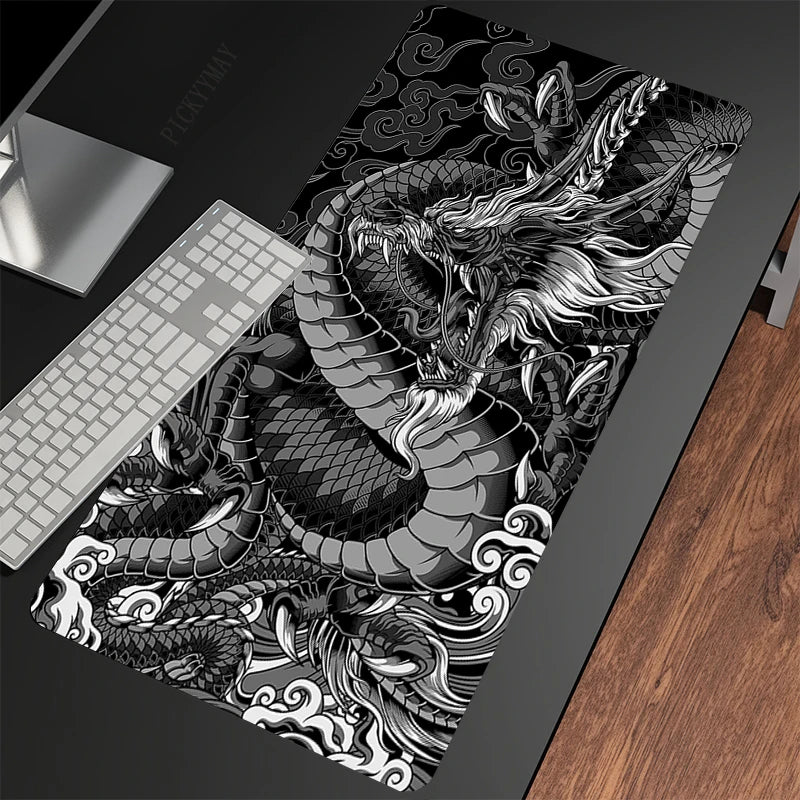 Tapis de bureau Dragon tapis de souris Gamer 40x90cm tapis de souris tapis de bureau grand tapis de souris tapis de souris pour ordinateur