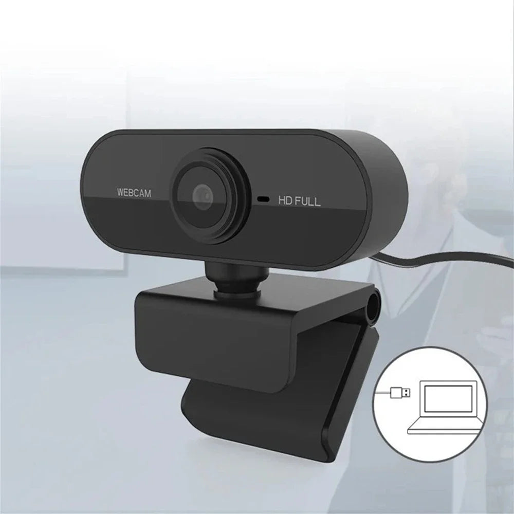 Webcam HD 2K 1080P 720P 480P pour ordinateur portable de bureau, Mini caméra Web USB avec Microphones, couverture pour YouTube Skype