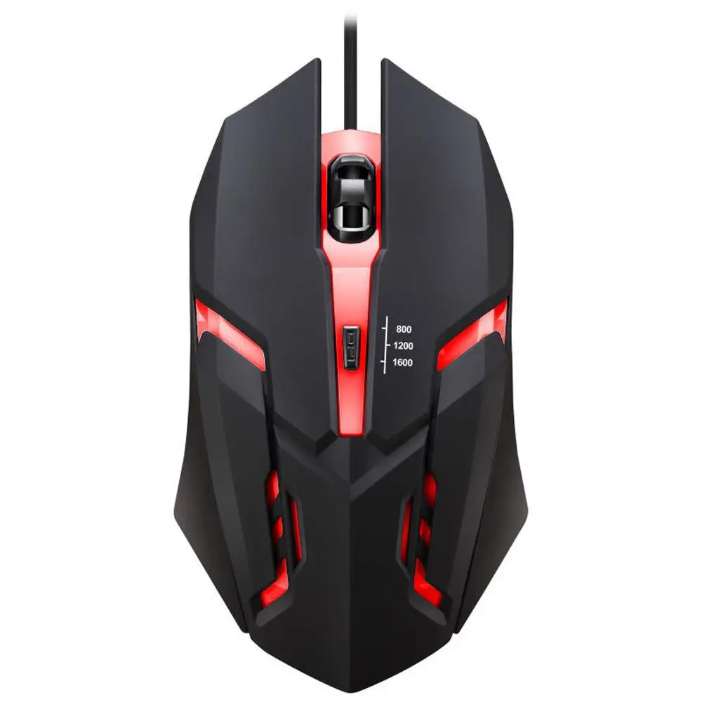 ITLY M01-Souris de jeu filaire USB rétro-4.2 LED, 1 pièce, accessoire pour ordinateur de bureau, PC portable