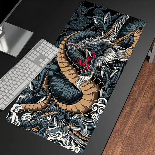 Tapis de bureau Dragon tapis de souris Gamer 40x90cm tapis de souris tapis de bureau grand tapis de souris tapis de souris pour ordinateur